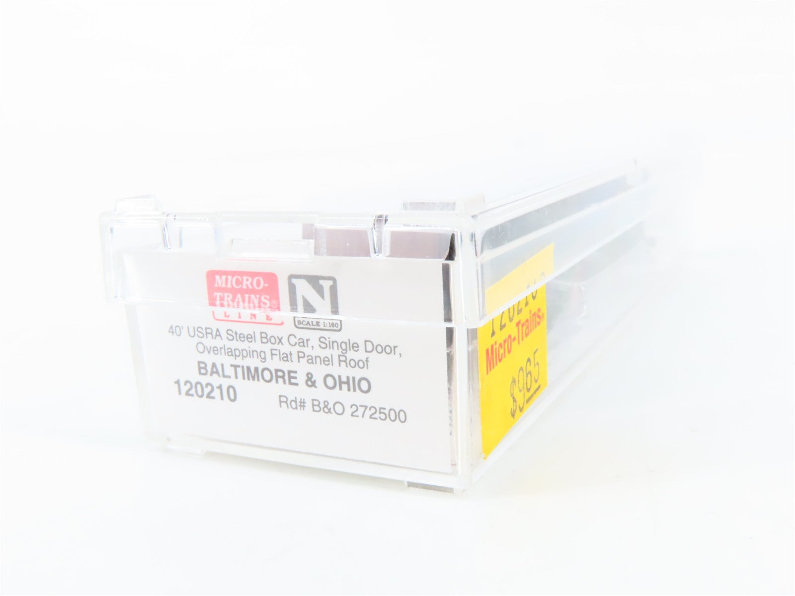 N Scale Micro-Trains MTL 120210 B&O Baltimore & Ohio 40' Box Car 272500 RTR