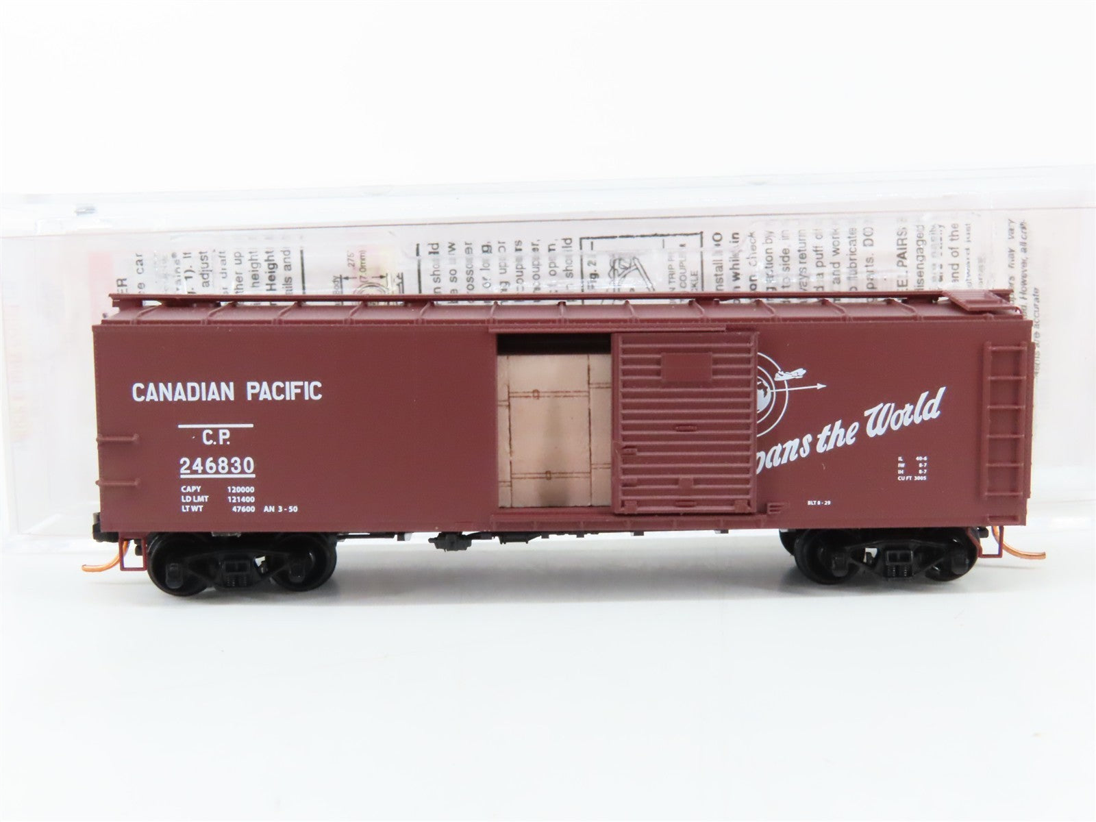 N Scale Micro-Trains MTL 12000052 CP Canadian Pacific 40' Box Car 246830 RTR