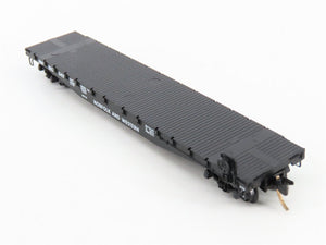 N Scale Micro-Trains MTL 45020 NW Norfolk & Western 50' Flat Car 202542 RTR