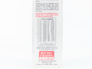 N Scale Micro-Trains MTL 45020 NW Norfolk & Western 50' Flat Car 202542 RTR