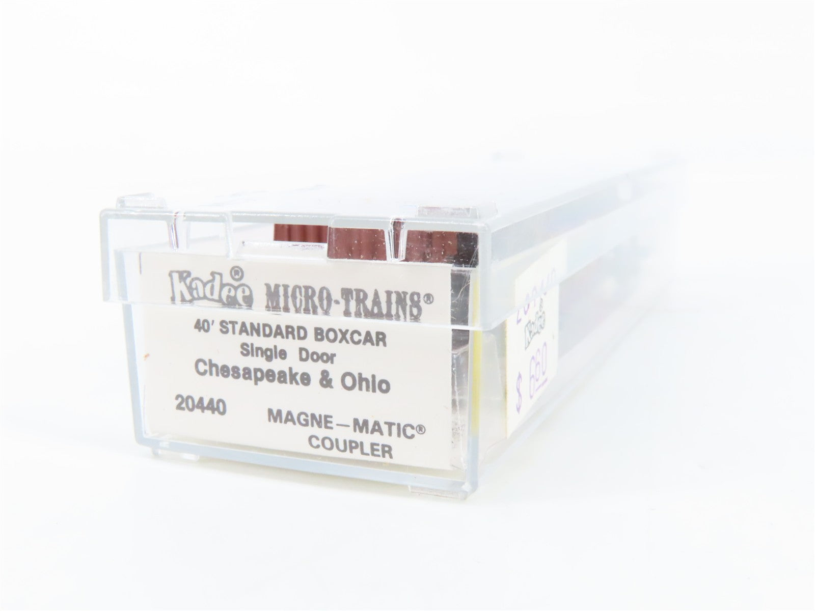 N Scale Micro-Trains MTL 20440 C&O Chesapeake & Ohio 40' Box Car 18499 RTR