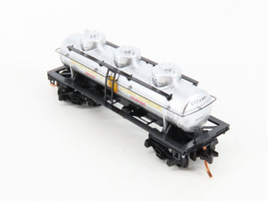N Scale Micro-Trains MTL 06600080 CTTX Navy Gas & Supply 3-Dome Tank Car 8511