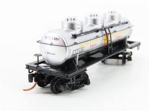 N Scale Micro-Trains MTL 06600080 CTTX Navy Gas & Supply 3-Dome Tank Car 8511