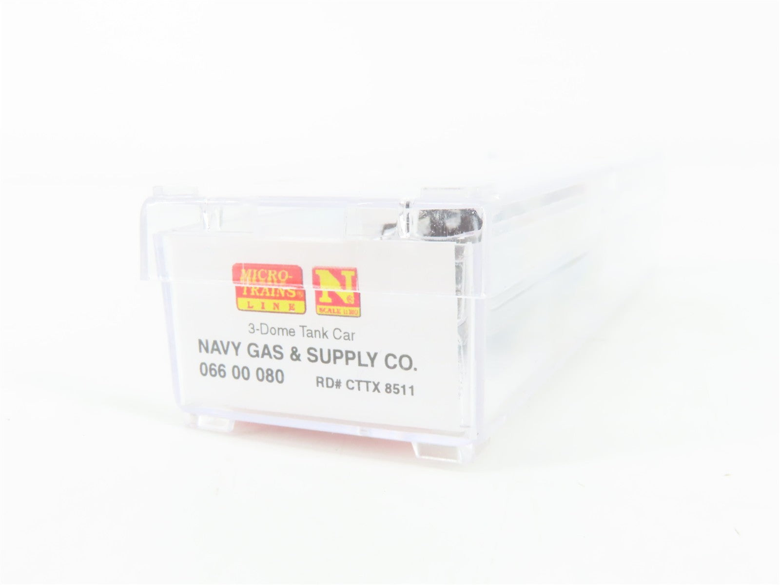 N Scale Micro-Trains MTL 06600080 CTTX Navy Gas & Supply 3-Dome Tank Car 8511
