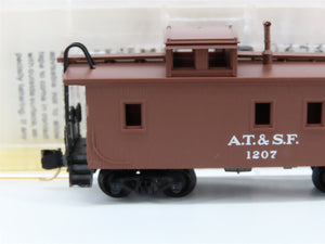 N Scale Micro-Trains MTL 51100 ATSF Santa Fe 34' Wood Sheathed Caboose 1207 RTR