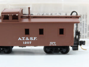 N Scale Micro-Trains MTL 51100 ATSF Santa Fe 34' Wood Sheathed Caboose 1207 RTR