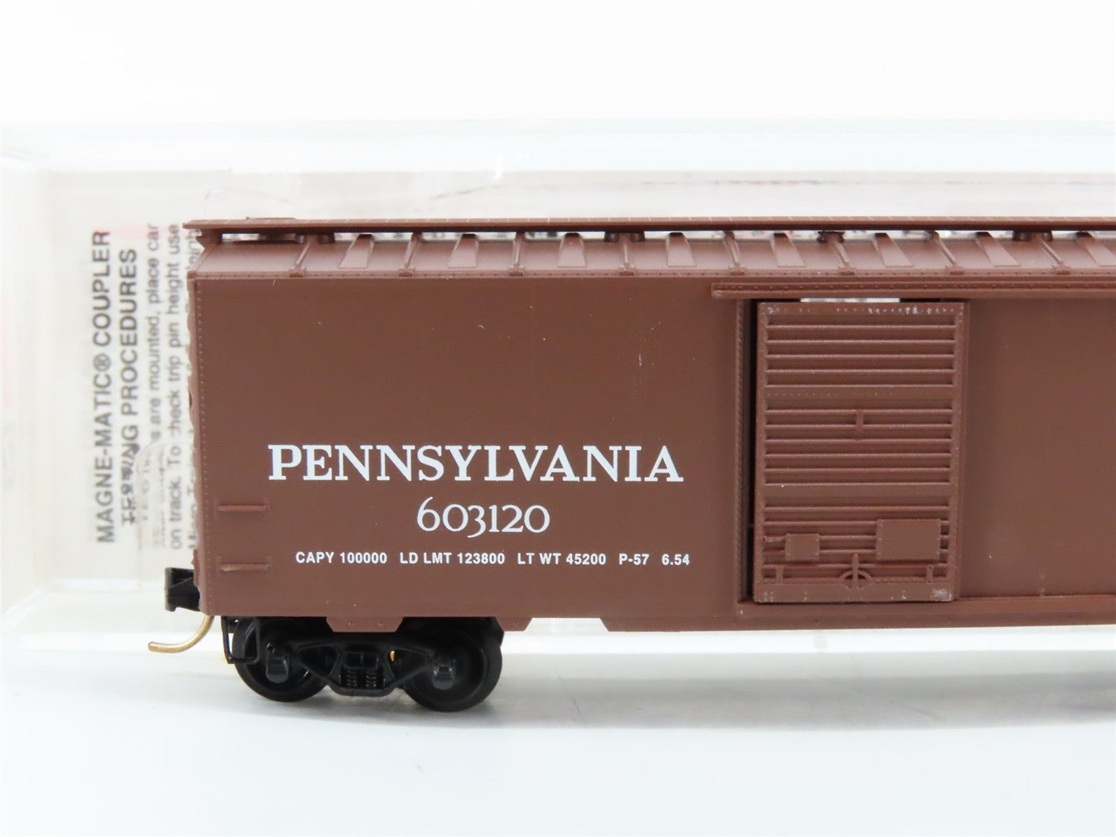 N Scale Micro-Trains MTL 20780/2 PRR Pennsylvania 40' Box Car 603120 RTR
