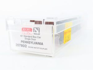 N Scale Micro-Trains MTL 20780/2 PRR Pennsylvania 40' Box Car 603120 RTR