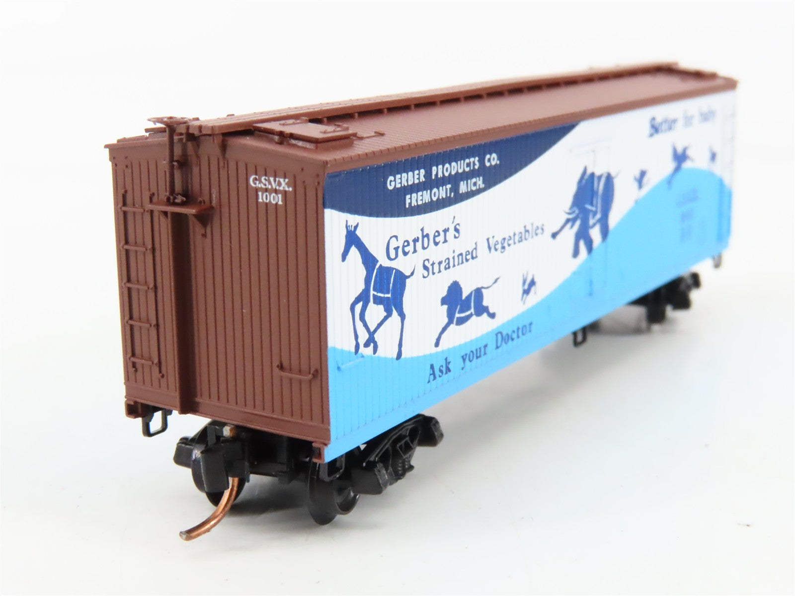 N Scale Micro-Trains MTL 49330 GSVX Gerber Products Company 40' Reefer 1001 RTR
