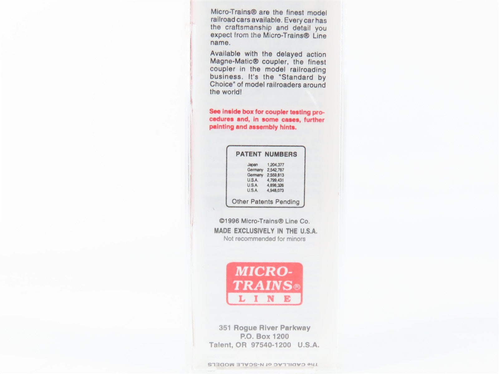 N Scale Micro-Trains MTL 100030 ATSF Santa Fe 36' Steel Side Caboose 999245 RTR