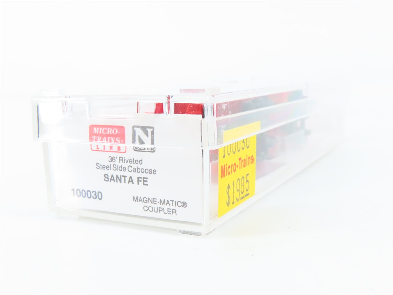 N Scale Micro-Trains MTL 100030 ATSF Santa Fe 36' Steel Side Caboose 999245 RTR