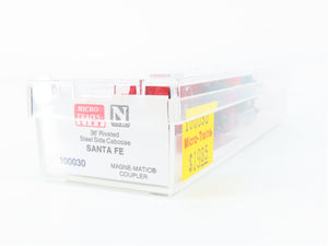 N Scale Micro-Trains MTL 100030 ATSF Santa Fe 36' Steel Side Caboose 999245 RTR