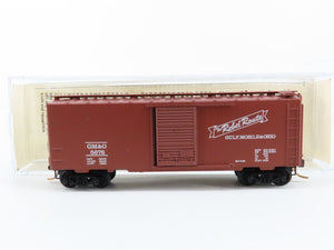 N Scale Micro-Trains MTL 20230 GM&O Gulf, Mobile & Ohio 40' Box Car 5676 RTR