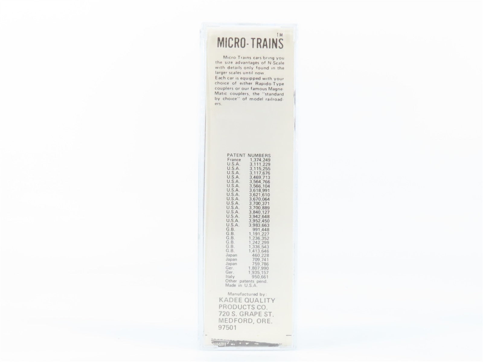 N Scale Micro-Trains MTL 20230 GM&O Gulf, Mobile & Ohio 40' Box Car 5676 RTR