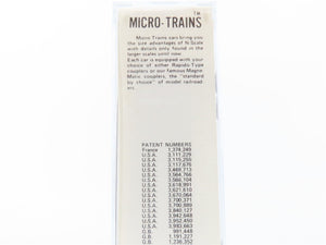 N Scale Micro-Trains MTL 20230 GM&O Gulf, Mobile & Ohio 40' Box Car 5676 RTR