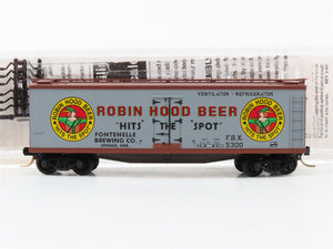 N Scale Micro-Trains MTL 49450 FBX Fontenelle Brewing Co. 40' Reefer 5300 RTR