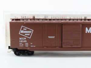 N Scale Micro-Trains MTL 33100 MILW Milwaukee Road 50' Box Car 12125 RTR