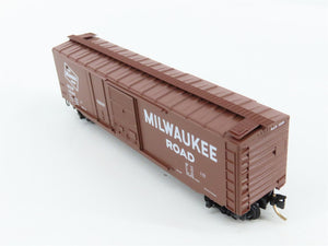 N Scale Micro-Trains MTL 33100 MILW Milwaukee Road 50' Box Car 12125 RTR