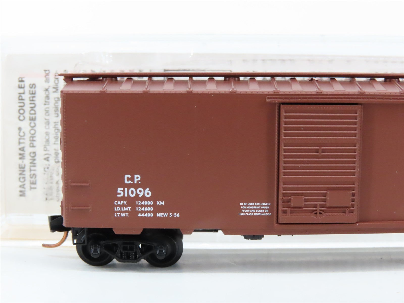 N Scale Micro-Trains MTL 20436/3 CP Canadian Pacific 40' Box Car 51096 RTR