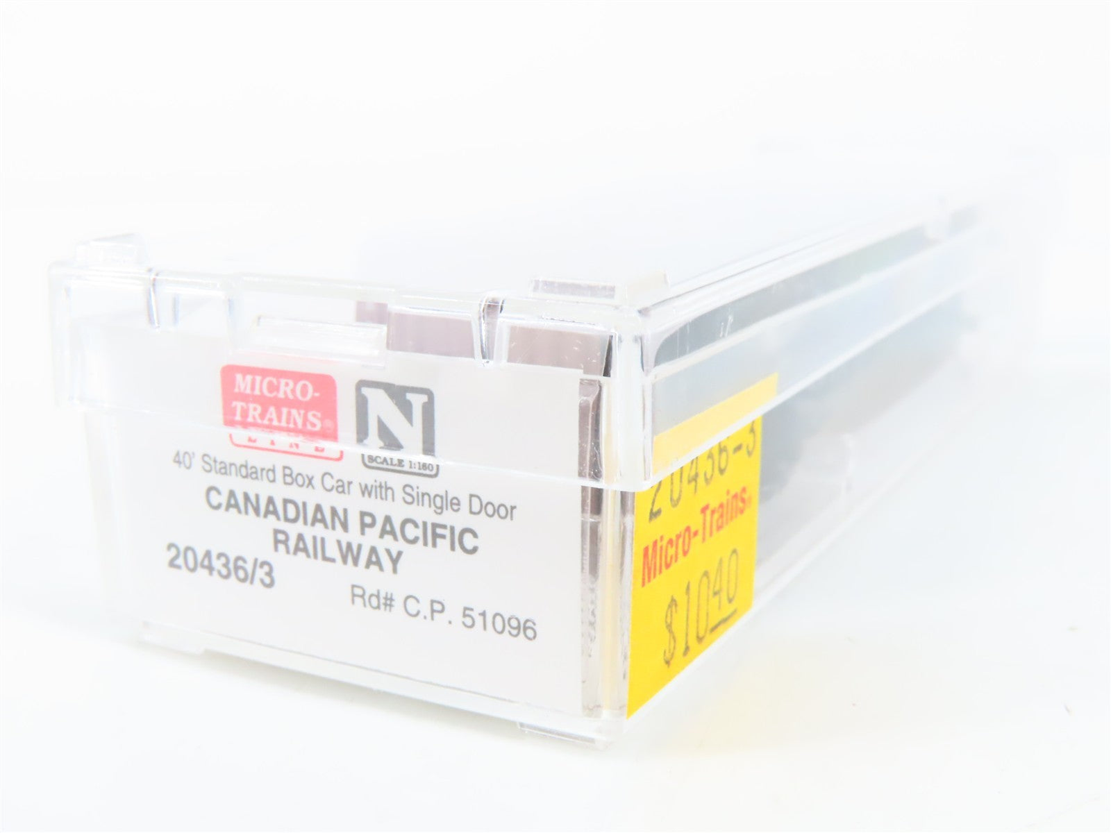 N Scale Micro-Trains MTL 20436/3 CP Canadian Pacific 40' Box Car 51096 RTR