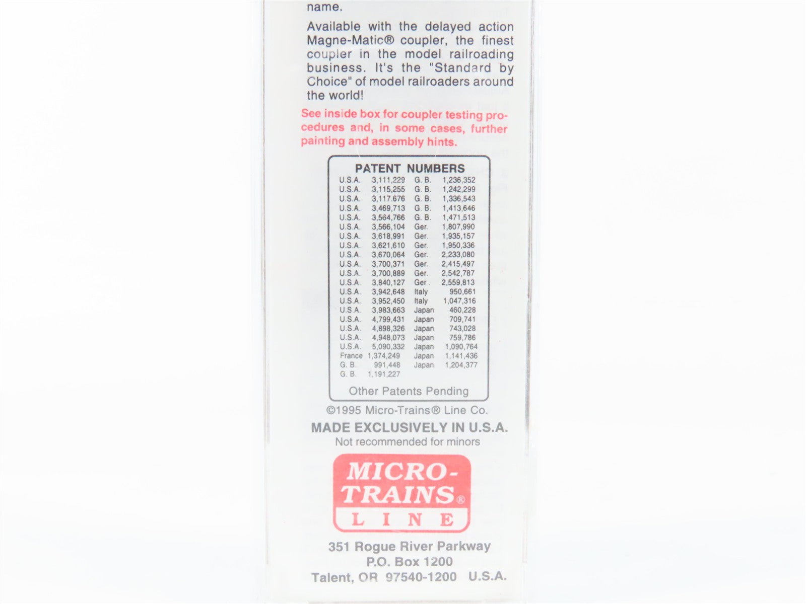 N Scale Micro-Trains MTL 20780 PRR Pennsylvania 40' Box Car 603116 RTR