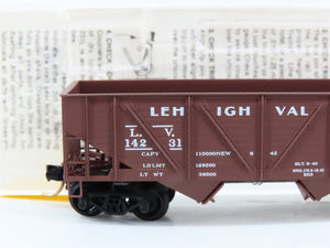 N Scale Micro-Trains MTL 57030 LV Lehigh Valley 33' 2-Bay Hopper 14231 RTR