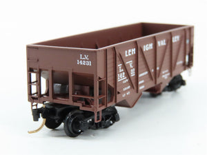 N Scale Micro-Trains MTL 57030 LV Lehigh Valley 33' 2-Bay Hopper 14231 RTR