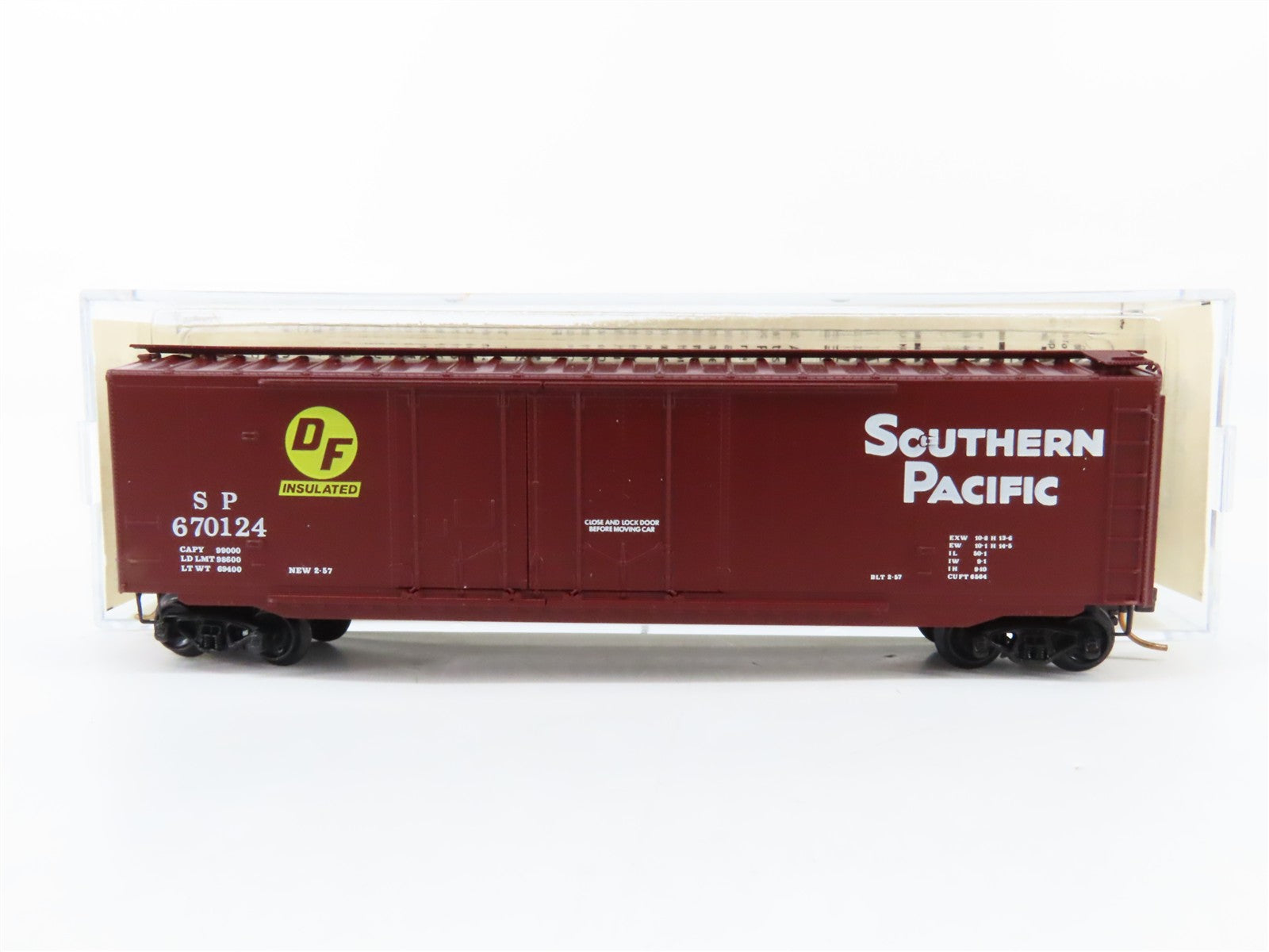 N Scale Micro-Trains MTL 36040 Southern Pacific 50' Double Plug Door Box Car RTR