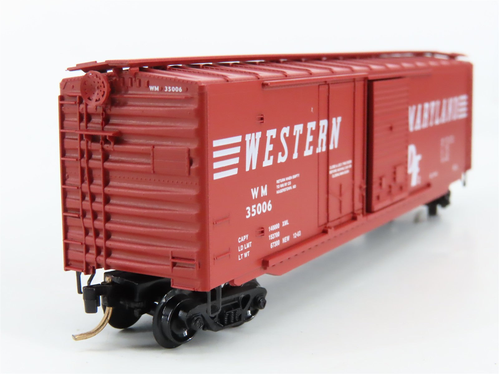 N Scale Micro-Trains MTL 33070 WM Western Maryland 50' Box Car 35006 RTR