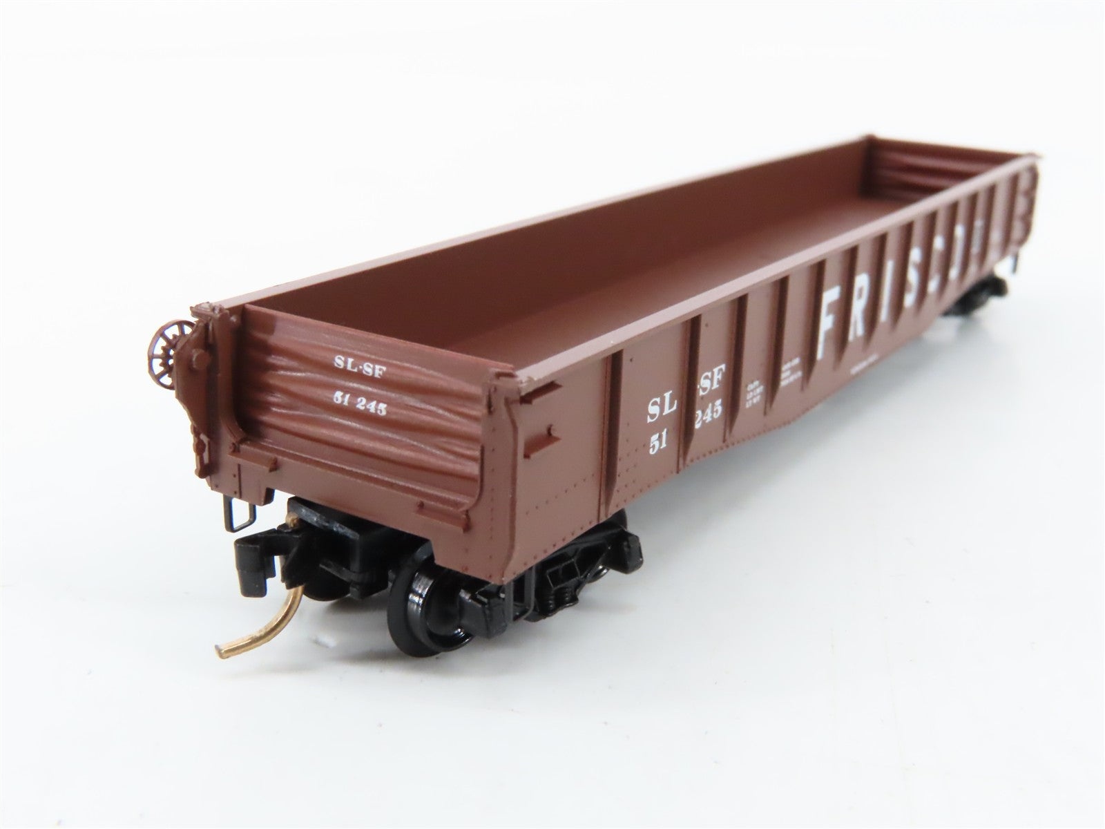 N Scale Micro-Trains MTL 46230 Frisco 50' Fishbelly Gondola Factory Interior RTR