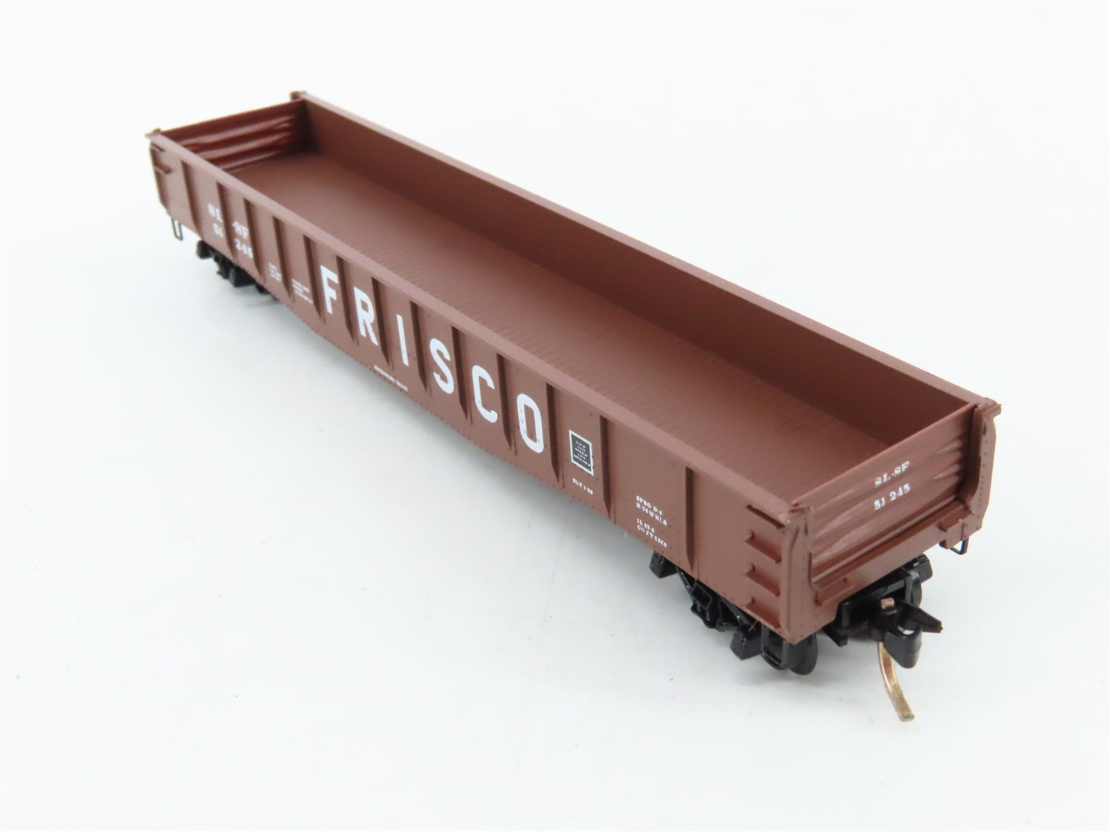 N Scale Micro-Trains MTL 46230 Frisco 50' Fishbelly Gondola Factory Interior RTR