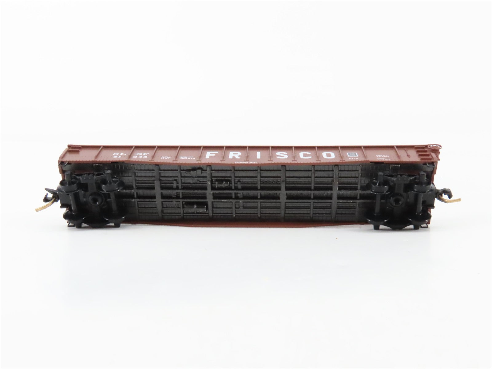 N Scale Micro-Trains MTL 46230 Frisco 50' Fishbelly Gondola Factory Interior RTR
