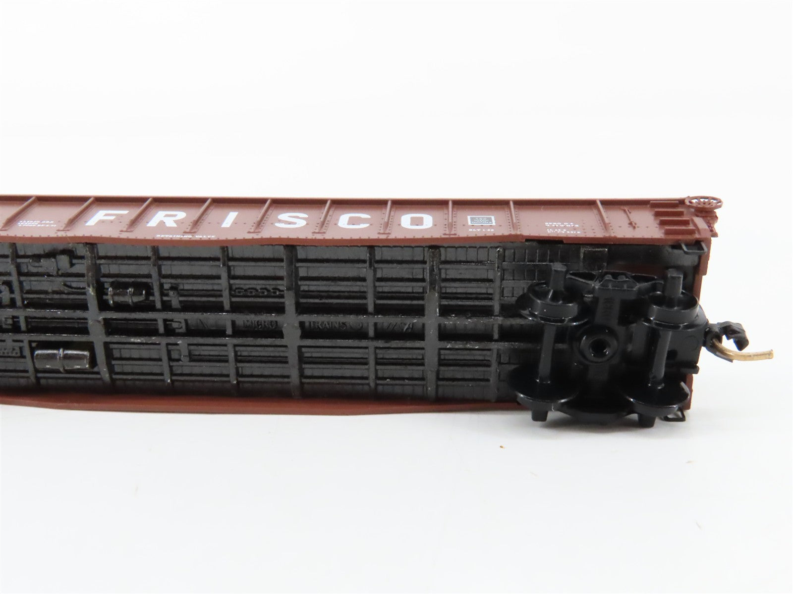N Scale Micro-Trains MTL 46230 Frisco 50' Fishbelly Gondola Factory Interior RTR