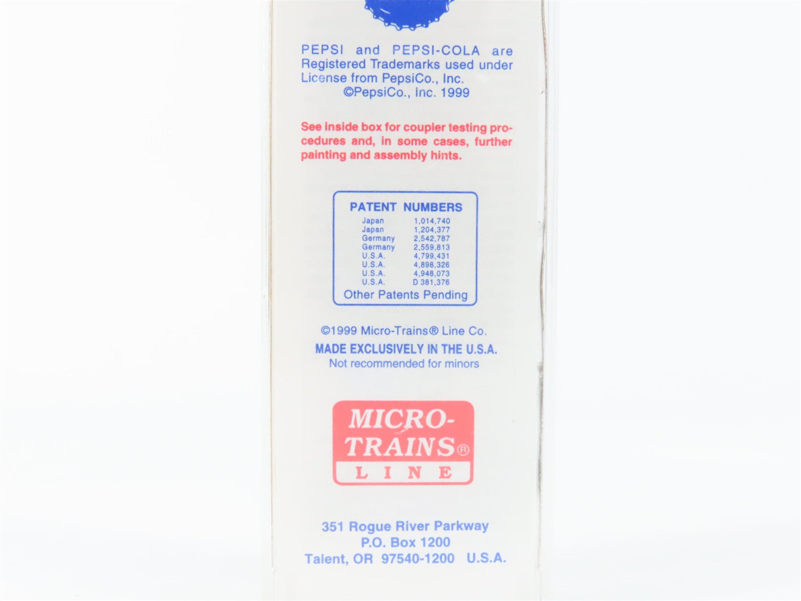 N Scale Micro-Trains MTL 69100 Pepsi-Cola 51' Rivet Side Mechanical Reefer RTR