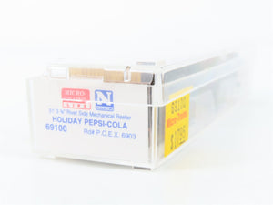 N Scale Micro-Trains MTL 69100 Pepsi-Cola 51' Rivet Side Mechanical Reefer RTR