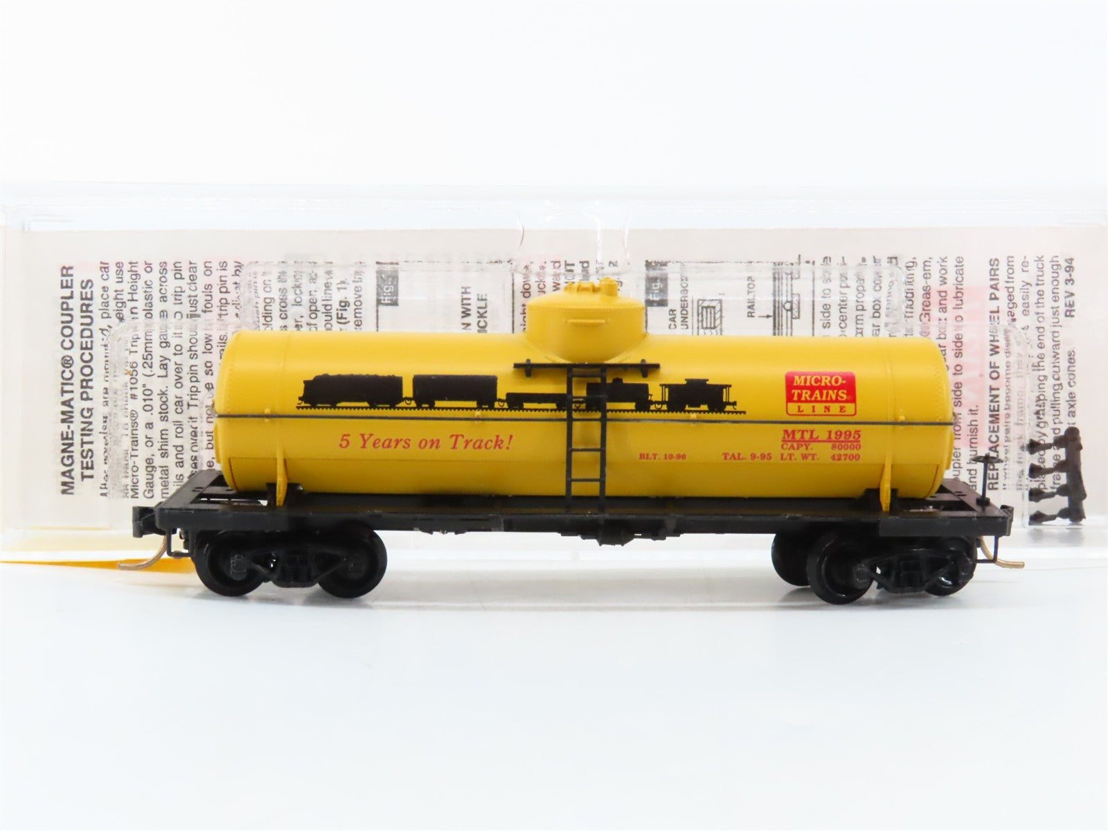 N Scale Micro-Trains MTL 65380 MTL Micro-Trains Line 39' Tank Car 1995 RTR