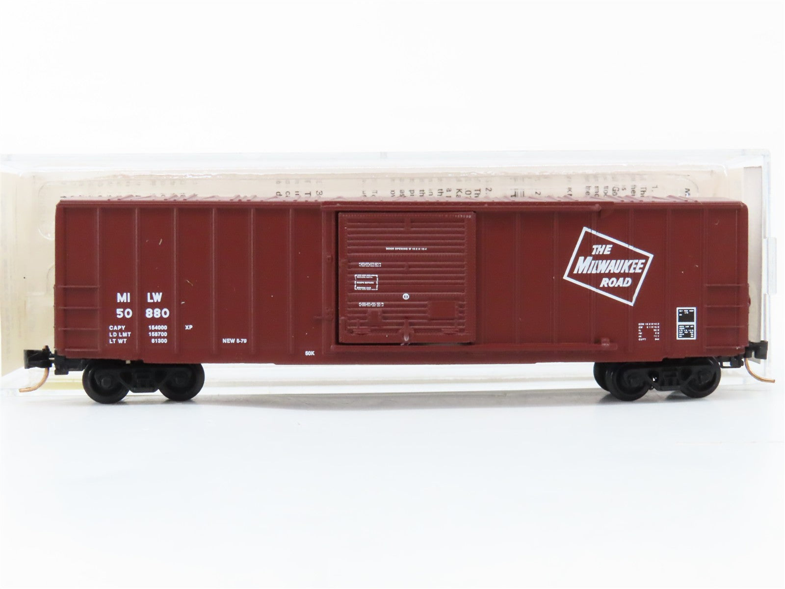 N Scale Micro-Trains MTL 25310 MILW Milwaukee Road 50' Box Car 50880 RTR