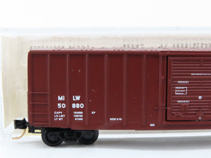 N Scale Micro-Trains MTL 25310 MILW Milwaukee Road 50' Box Car 50880 RTR