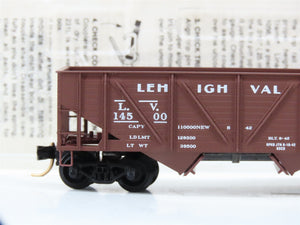 N Scale Micro-Trains MTL 57030 Lehigh Valley 33' 2-Bay Composite Side Hopper RTR