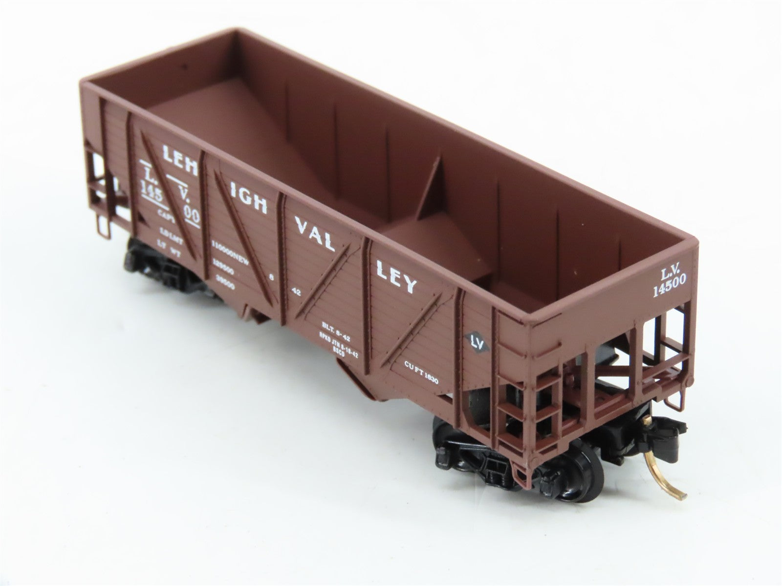 N Scale Micro-Trains MTL 57030 Lehigh Valley 33' 2-Bay Composite Side Hopper RTR