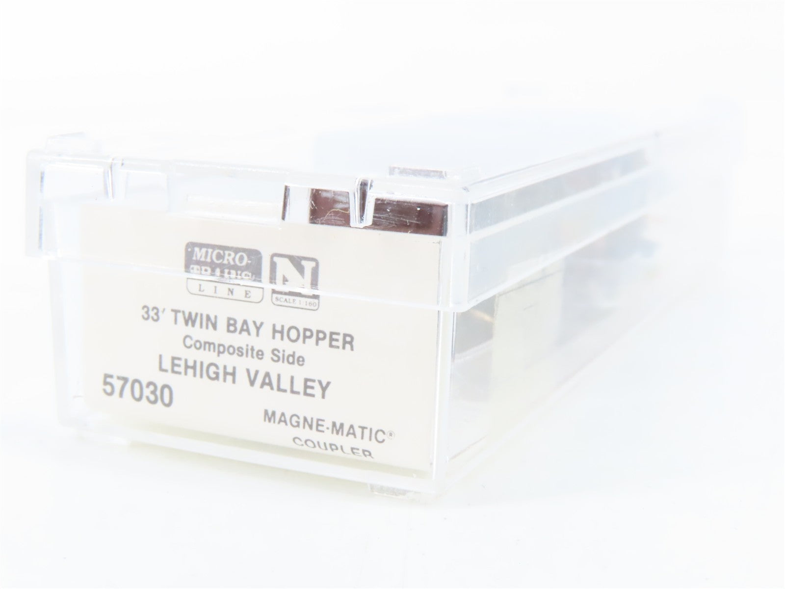 N Scale Micro-Trains MTL 57030 Lehigh Valley 33' 2-Bay Composite Side Hopper RTR