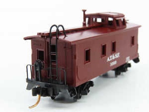 N Scale Micro-Trains MTL 50040 ATSF Santa Fe 34' Wood-Sheathed Caboose 1089 RTR