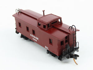 N Scale Micro-Trains MTL 50040 ATSF Santa Fe 34' Wood-Sheathed Caboose 1089 RTR