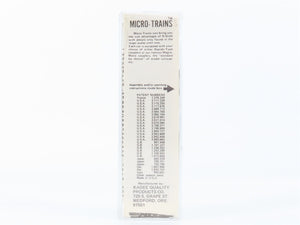 N Scale Micro-Trains MTL 50040 ATSF Santa Fe 34' Wood-Sheathed Caboose 1089 RTR