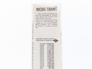 N Scale Micro-Trains MTL 50040 ATSF Santa Fe 34' Wood-Sheathed Caboose 1089 RTR