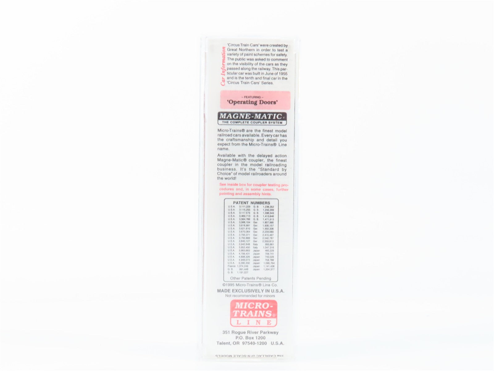 N Scale Micro-Trains MTL 23220 GN Great Northern 40' Box Car 3486 RTR