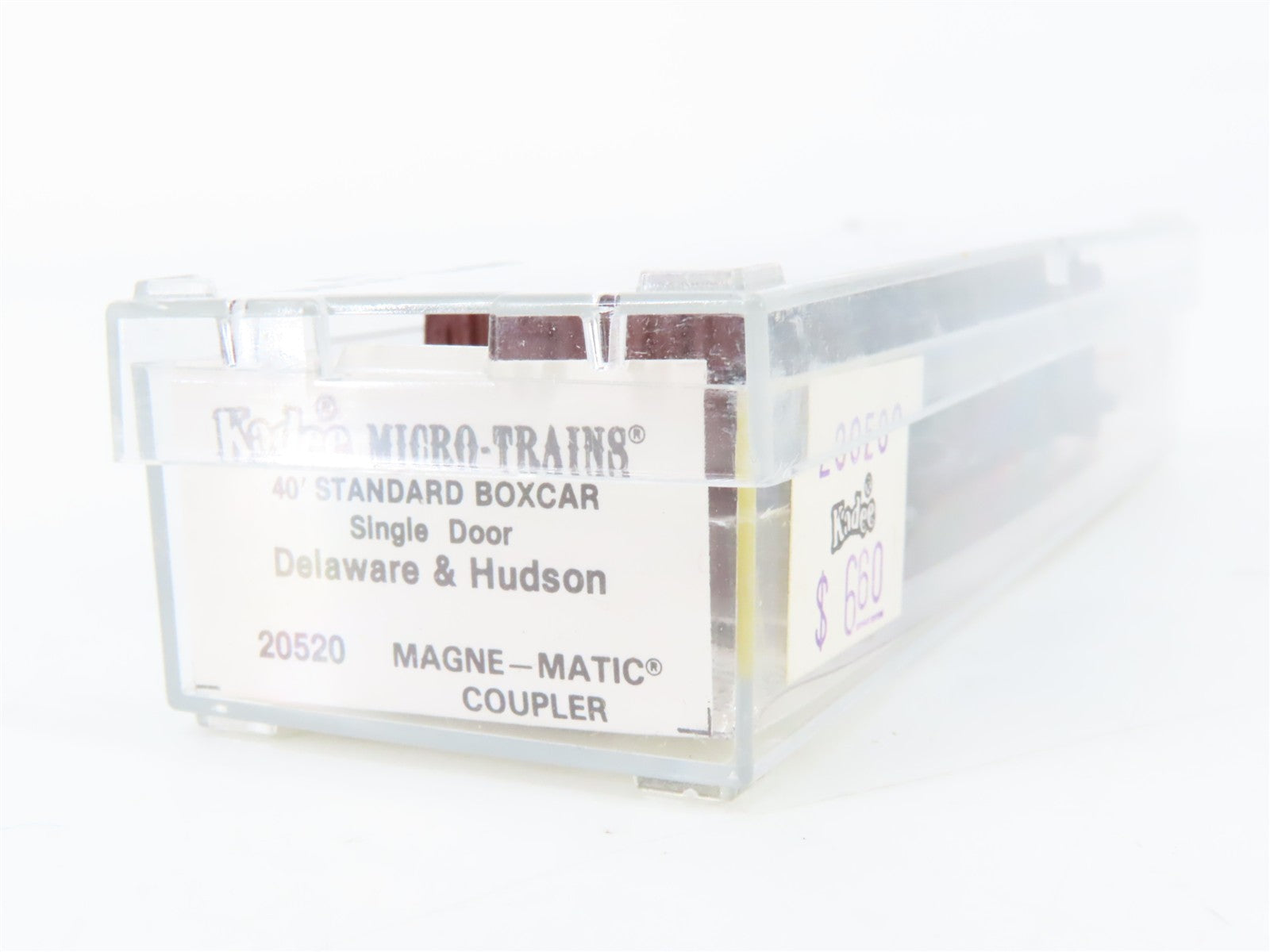 N Scale Kadee Micro-Trains MTL 20520 D&H Delaware & Hudson 40' Box Car 18452 RTR