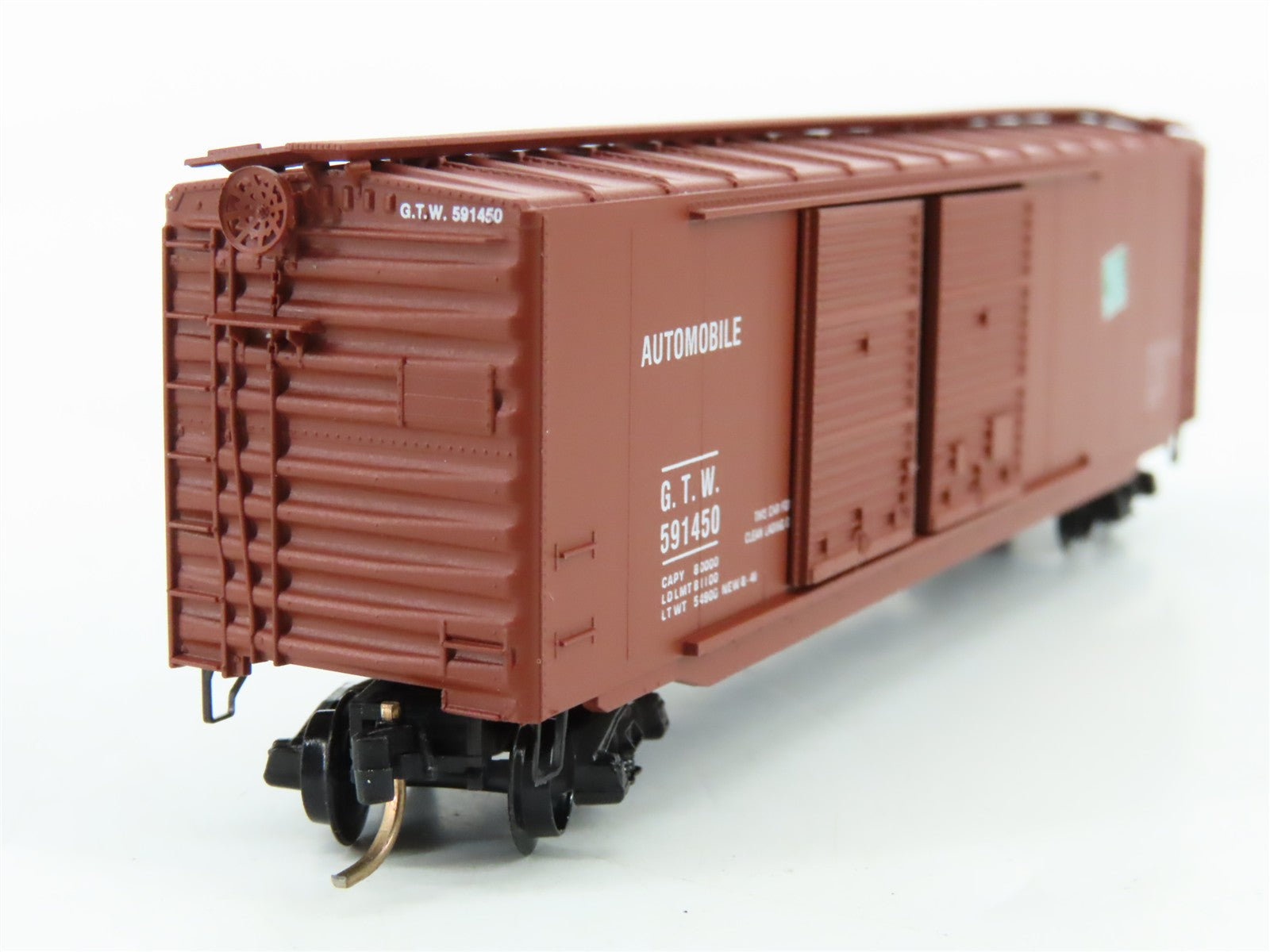N Scale Micro-Trains MTL 34170 Grand Trunk Western 50' Double Door Box Car RTR