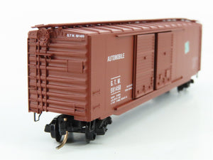 N Scale Micro-Trains MTL 34170 Grand Trunk Western 50' Double Door Box Car RTR