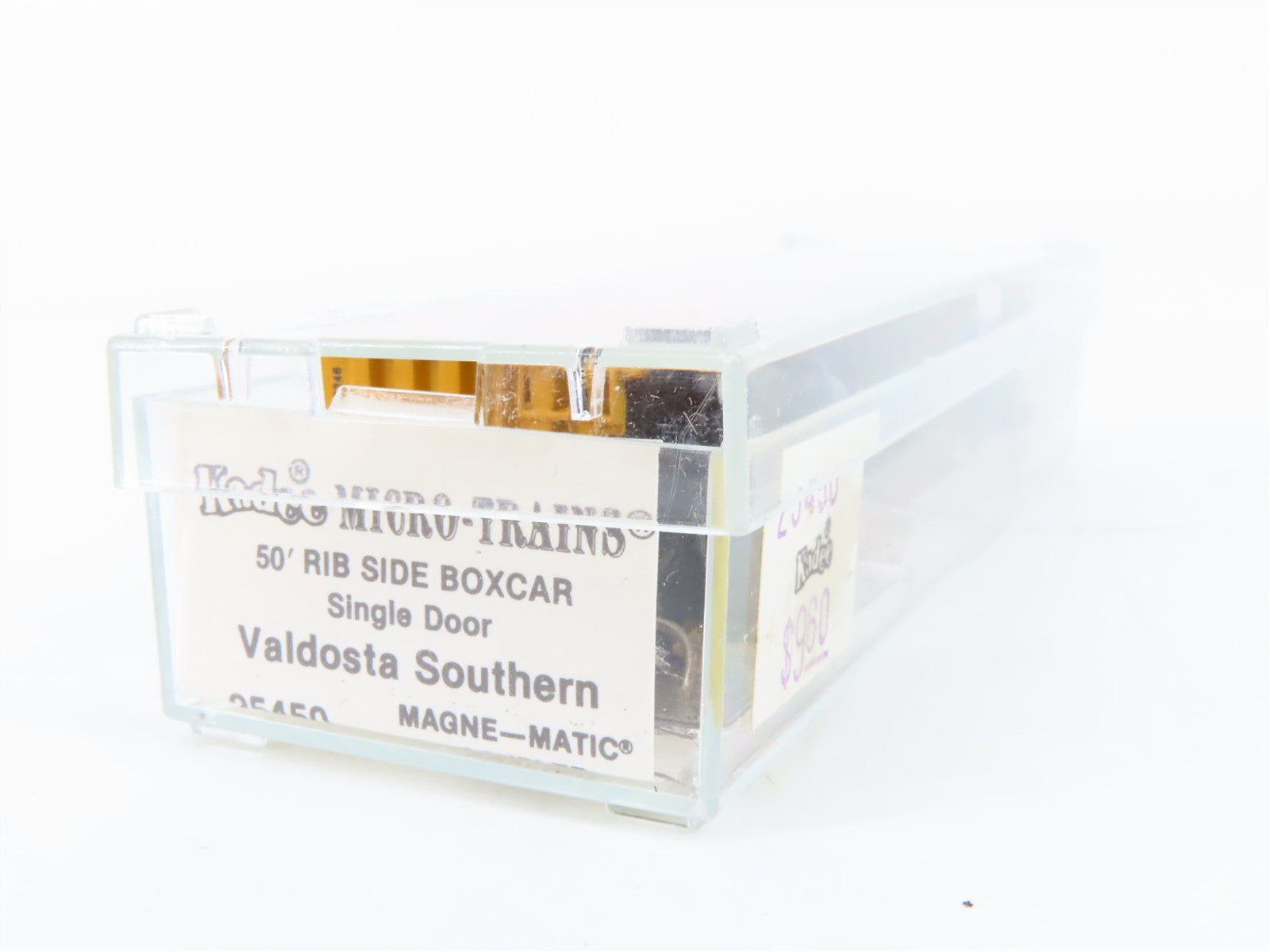 N Scale Micro-Trains MTL 25450 Valdosta Southern 50' Rib Side Box Car RTR